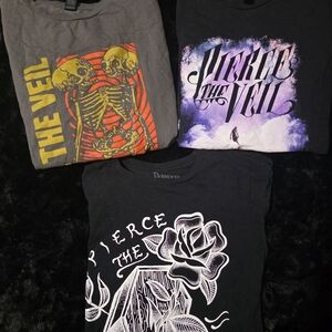Hot Topic Pierce The Veil Emo T-Shirt Set